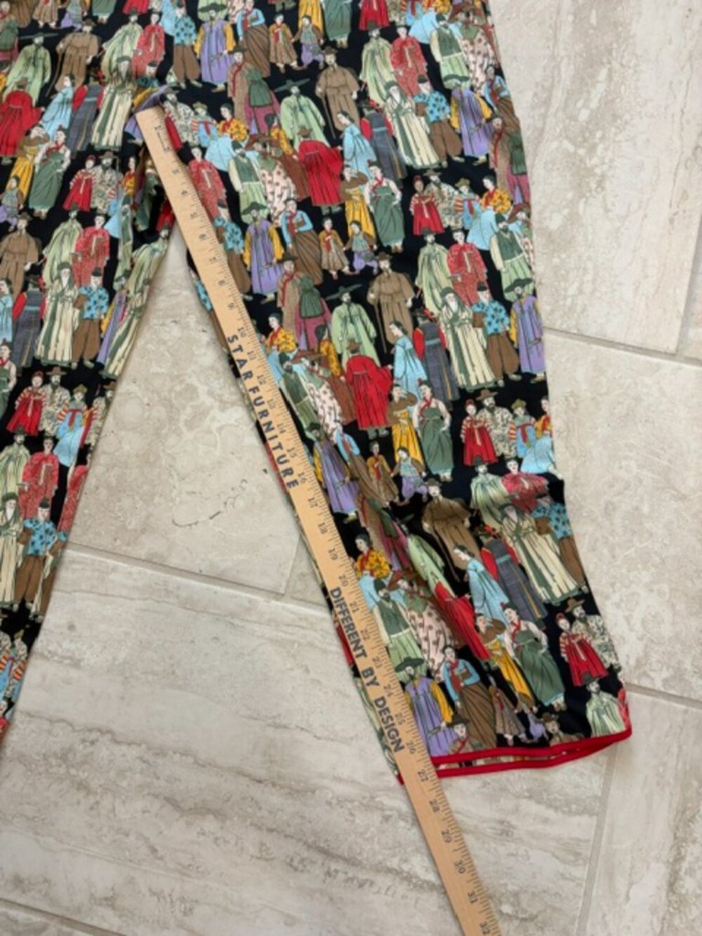 Natori Dynasty Lounge Pajamas 2 Piece Asian Print 2XL Art To Wear Retail $160 - Picture 12 of 14